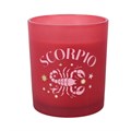 Zodiac Zest Scorpio Candy Apple Candle