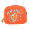 Zodiac Zest Aquarius Velvet Pouch