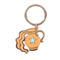 Zodiac Zest Aquarius Keyring