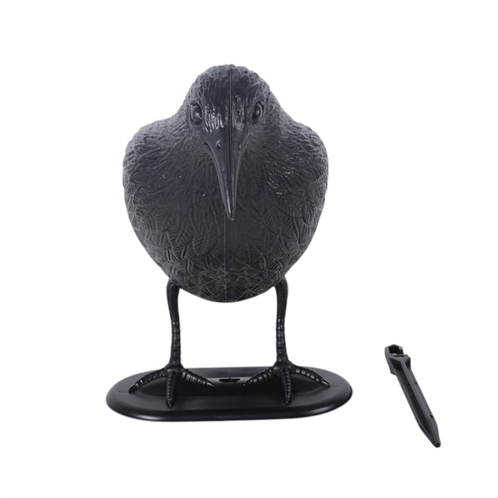 Black Crow-dekoration med markfäste