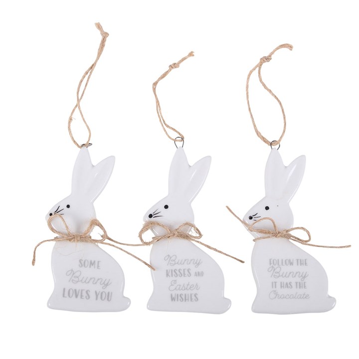 Κεραμικό διακοσμητικό κουνελάκι για κρέμασμα