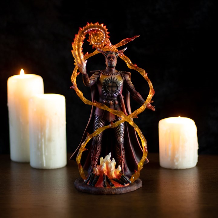 Figur av eldelementaren av Anne Stokes