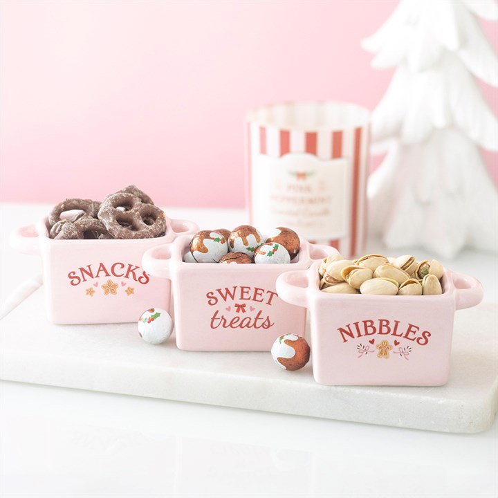 3 kpl:n Sugarplum Bakery -välipalakulhosarja
