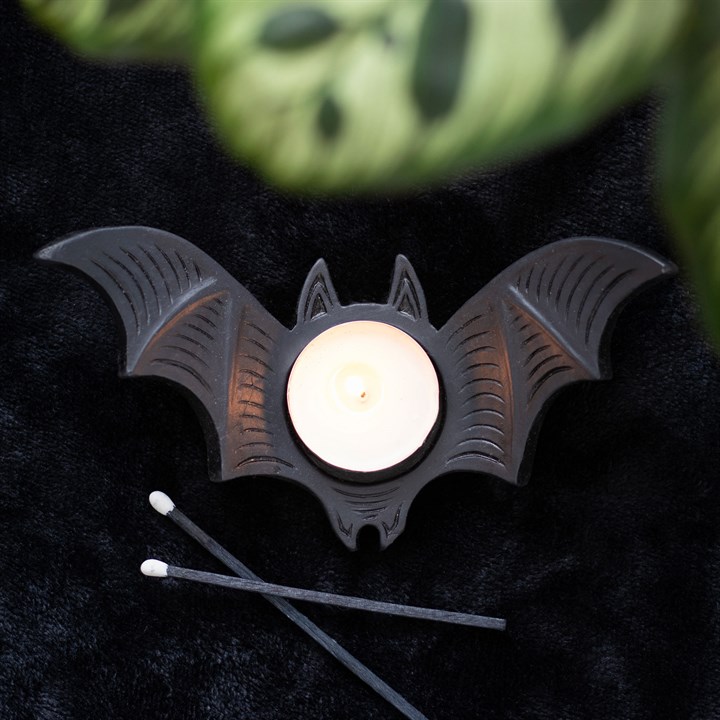 Bougeoir en forme de chauve-souris