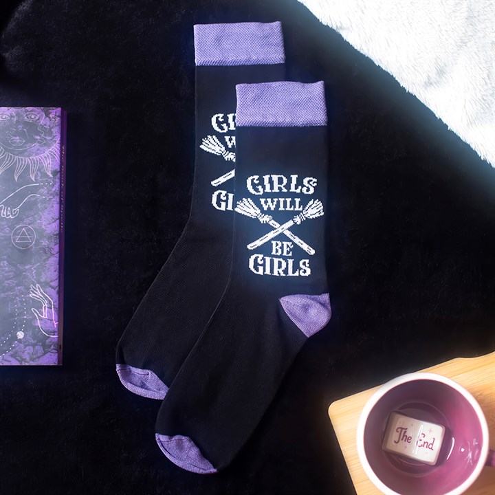 Girls Will Be Girls Cotton Blend Socks