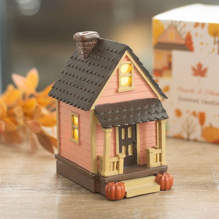 Décoration lumineuse LED « Petite maison rose »