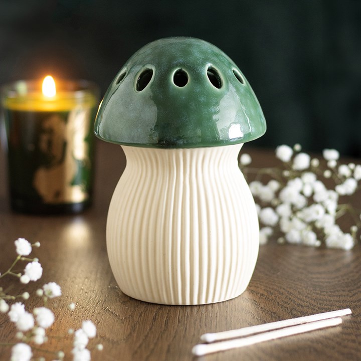 Green Mushroom Oil Burner