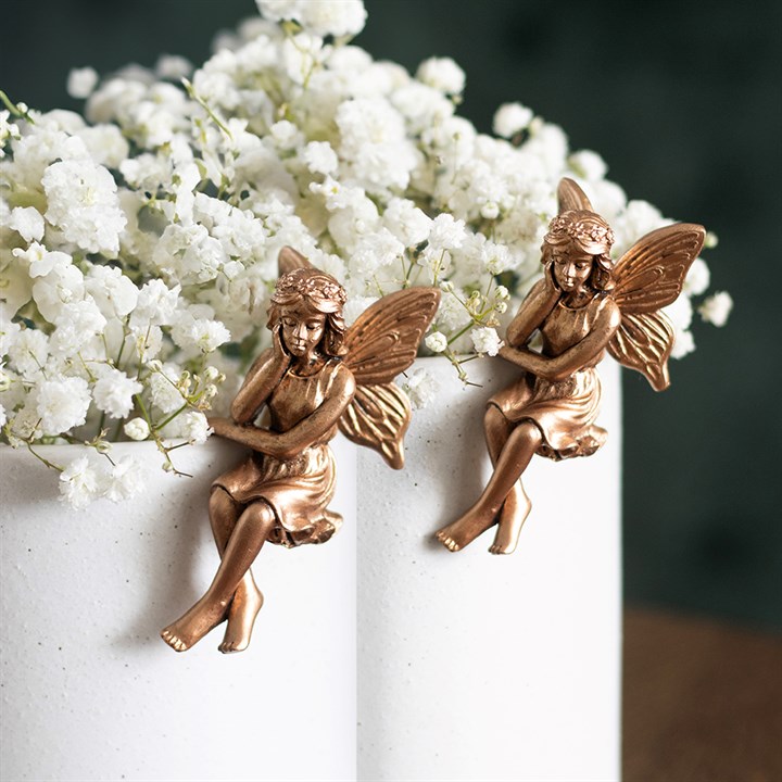 Set of 2 Fairy Pot Hanger Ornaments