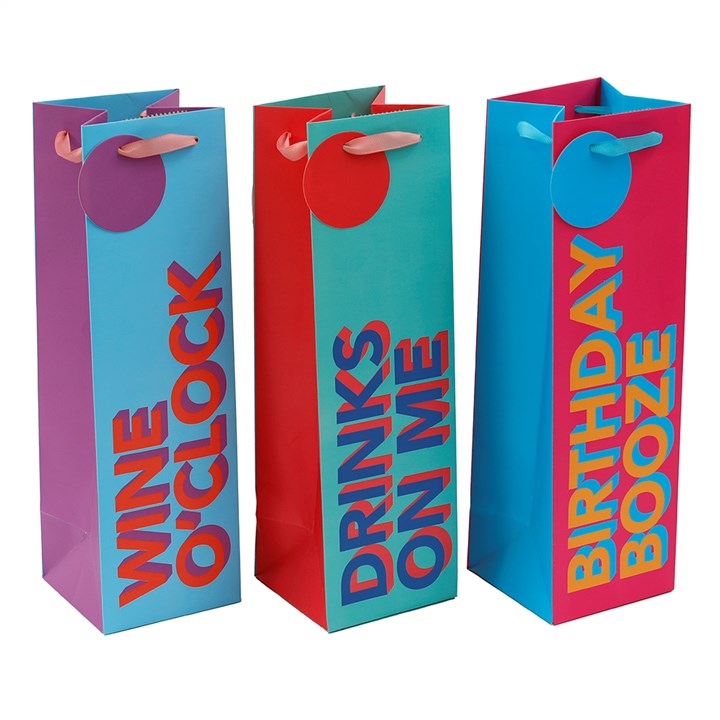 Bright Type Wine Bottle Gift Bag
