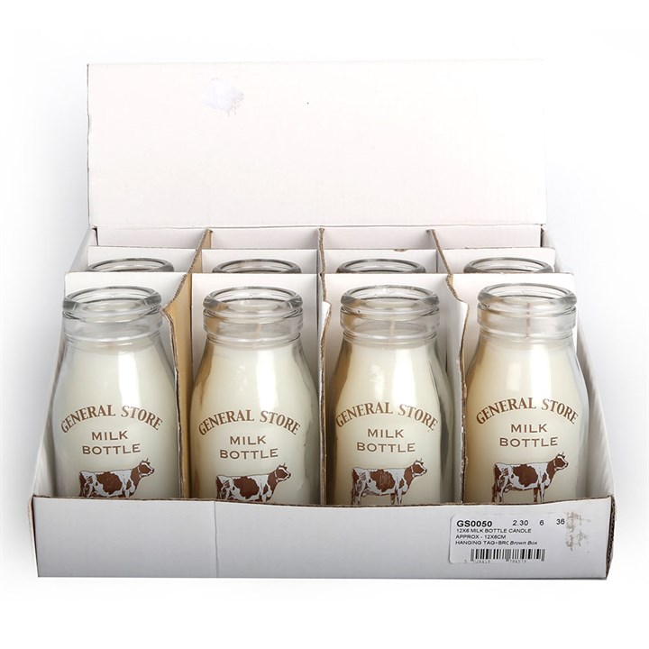 Vanilla Milk Bottle Candle