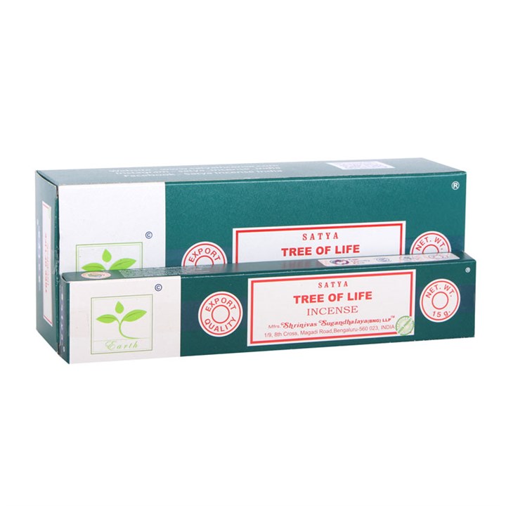 6 συσκευασίες θυμίαμα «Tree of Life Earth» της Satya