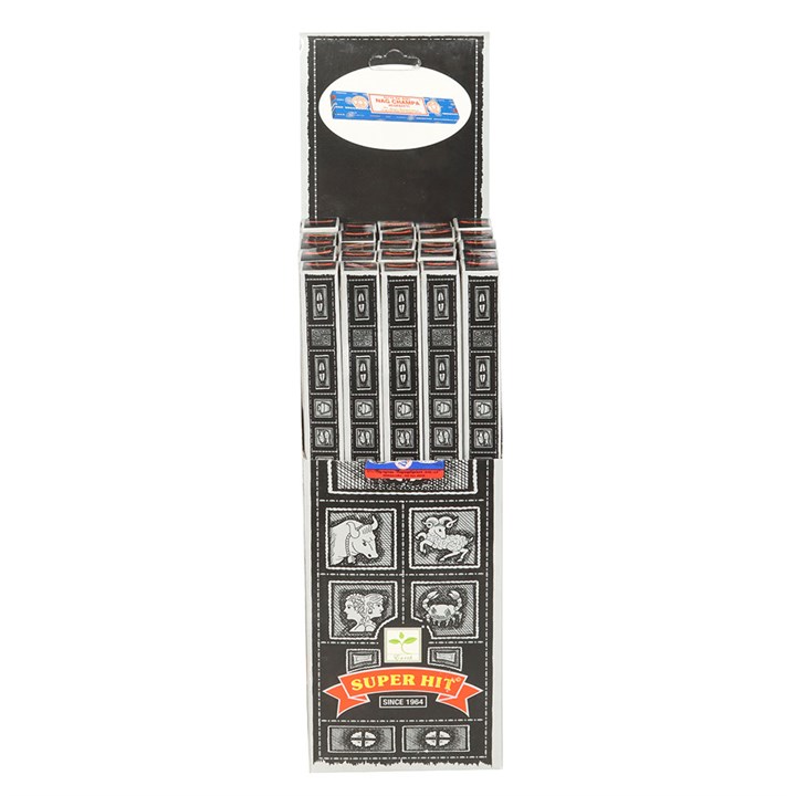 12 Packs of 10g Superhit Incense Sticks by Satya