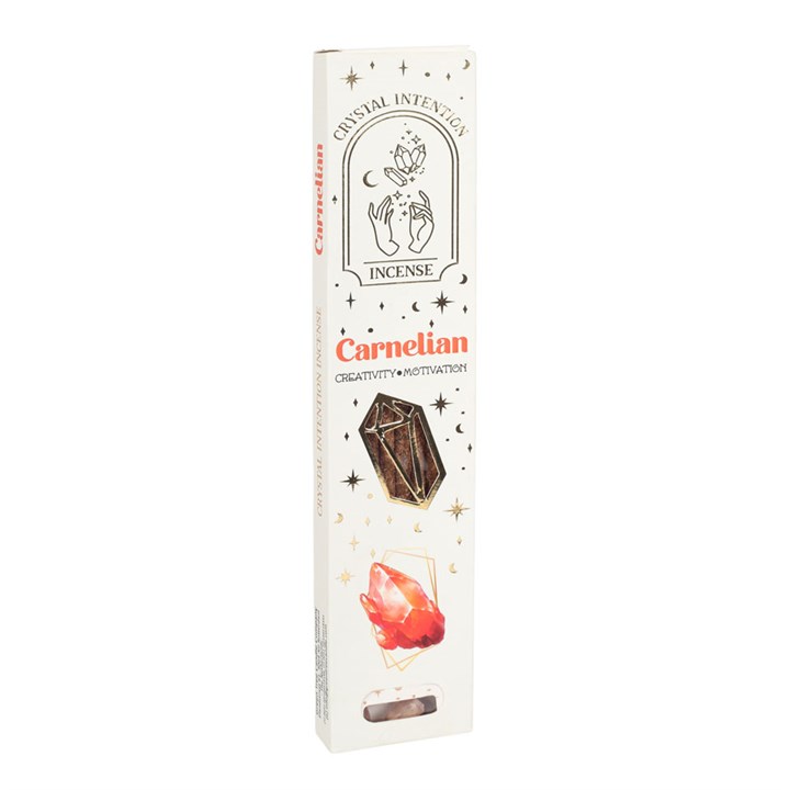 12 Packs of Native Soul Crystal Intentions Incense with Carnelian Chips