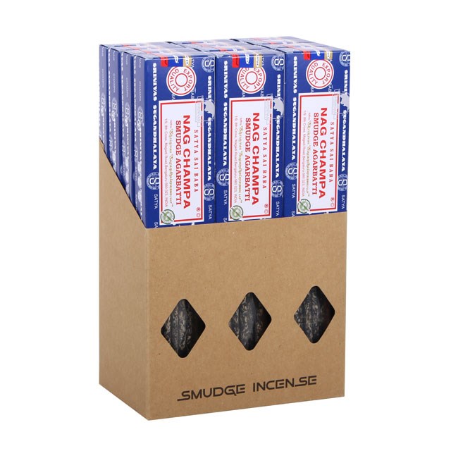 12 paquetes de incienso para purificar Satya Nag Champa, 25 g