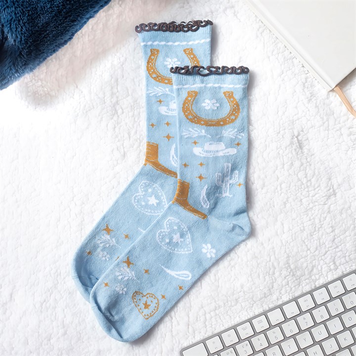 Western Lucky Charms Socken aus Baumwollmischung