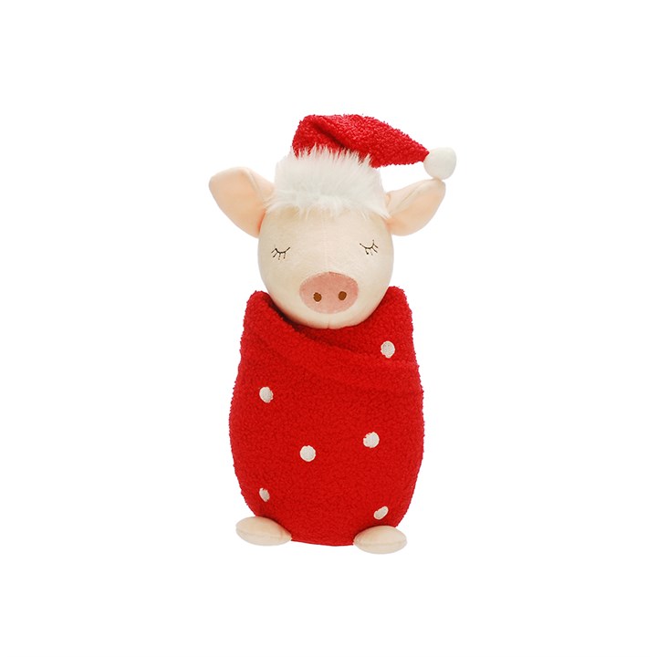 37cm Pig in Blanket Plush