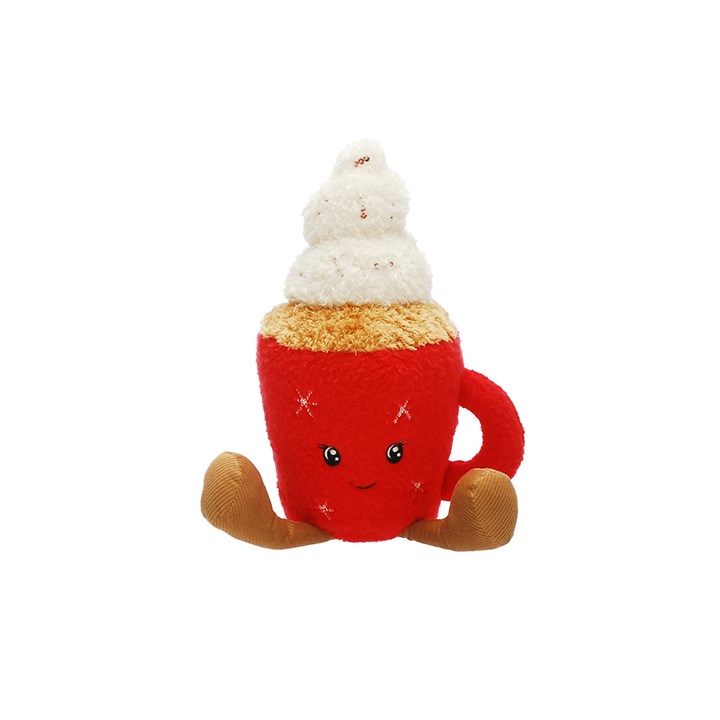 43cm Mug with Cream Plush