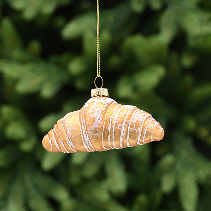 Croissant Glass Hanging Decoration