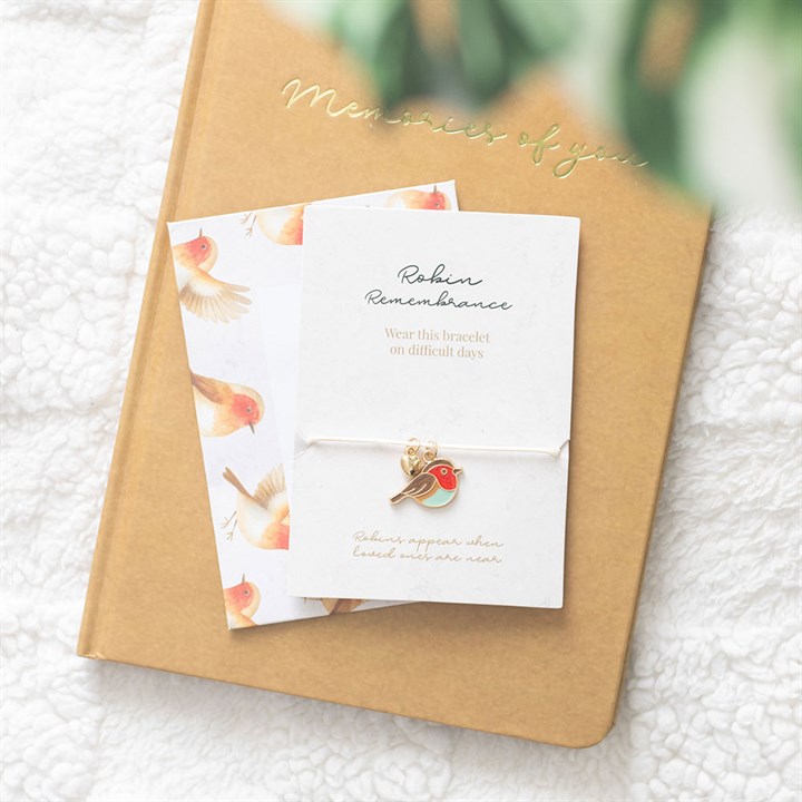 Braccialetto con ciondoli in ricordo di Robin