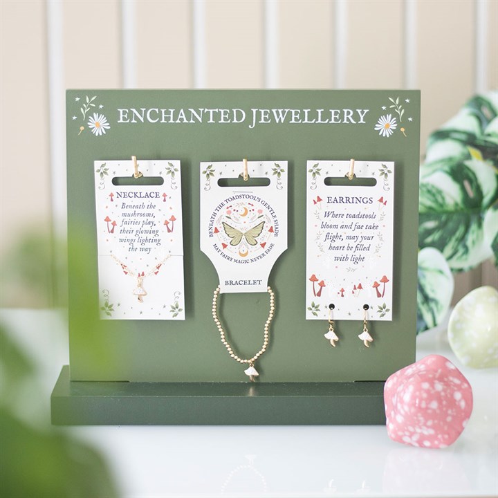 Set of 18 Enchanted Jewellery Pieces on Display