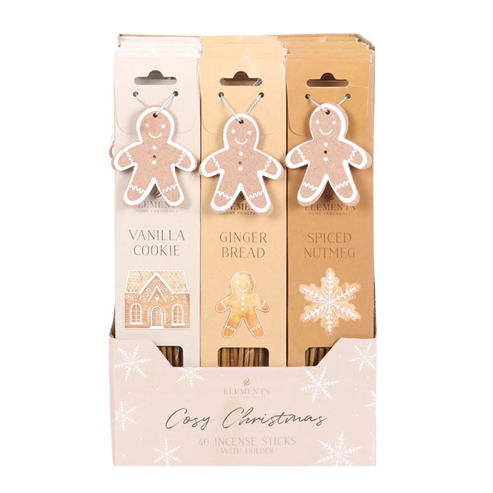 Set of 18 Gingerbread Incense Sticks