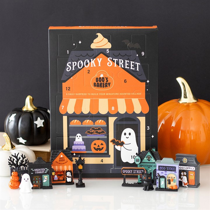 Spooky Streetin 12-päiväinen Halloween-joulukalenteri