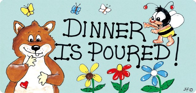 Dinner Is Poured