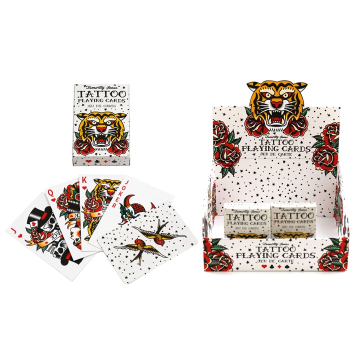 Vintage Tattoo Playing Cards