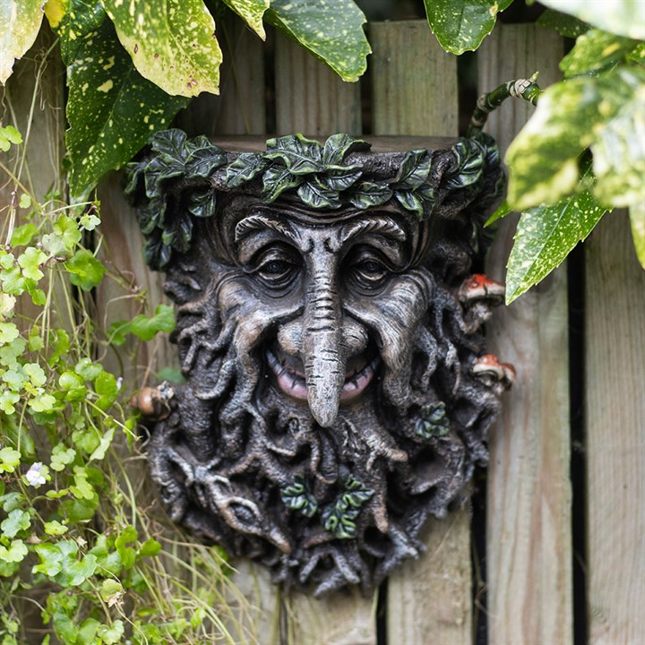 22cm Green Man Shelf Plaque