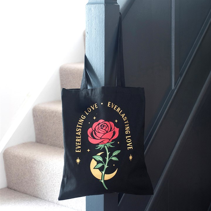 Everlasting Love Rose Tote Bag