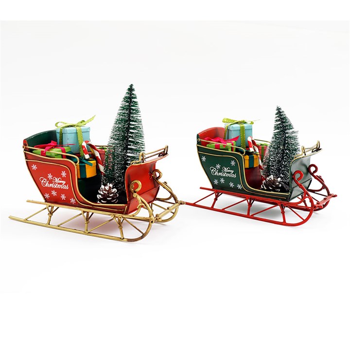 20.5cm Christmas Sleigh Decoration