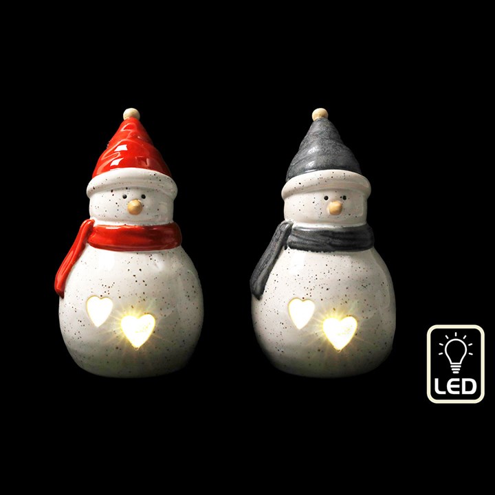 12cm LED Snowman Decoration
