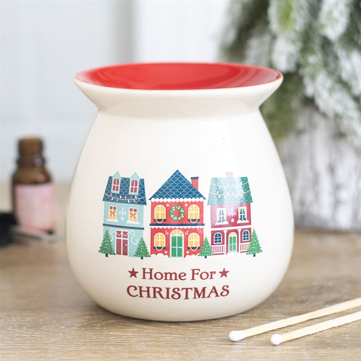 Brûleur à huile et chauffe-cire « Home for Christmas »
