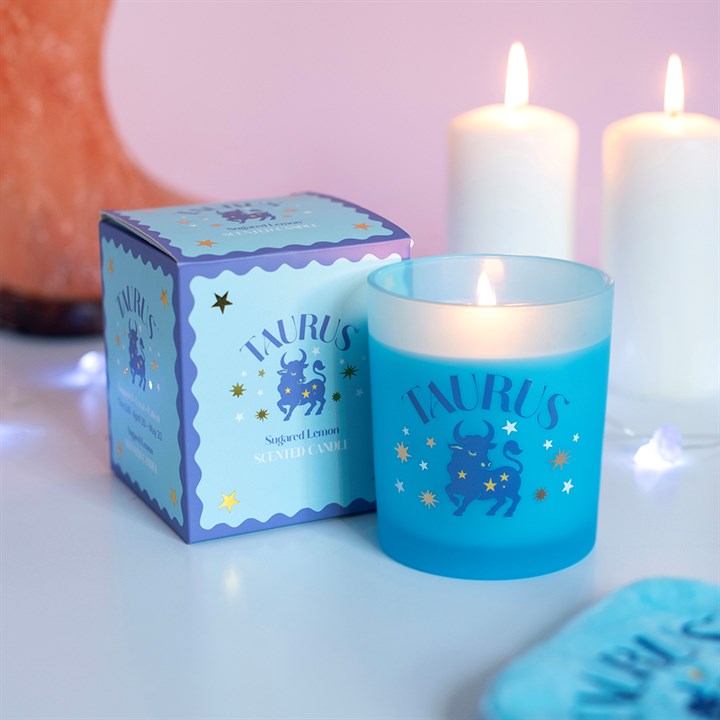 Zodiac Zest Taurus Sugared Lemon Candle