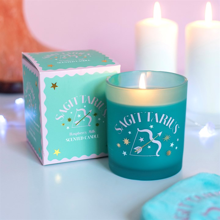 Zodiac Zest Sagittarius Raspberry Milk Candle