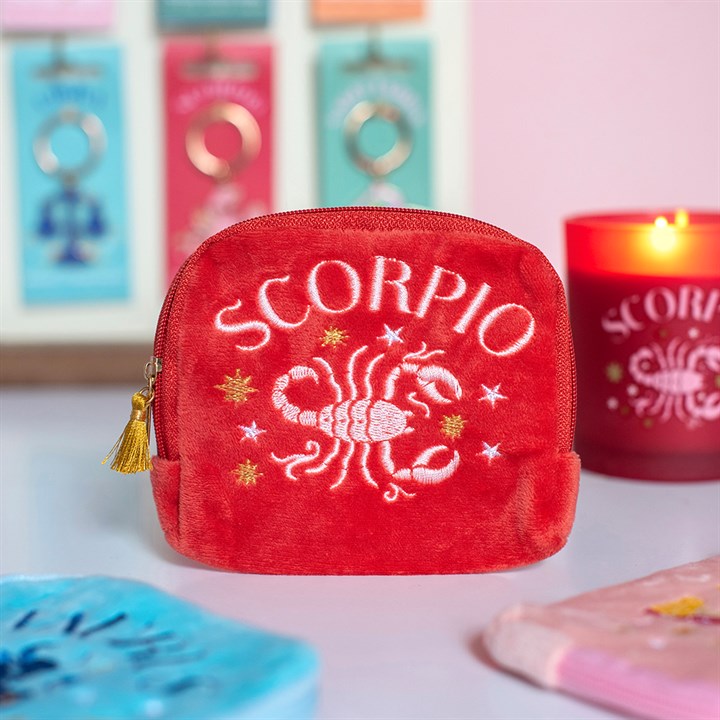 Zodiac Zest Scorpio Velvet Pouch