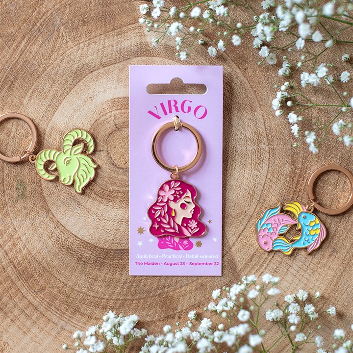 Zodiac Zest Virgo Keyring