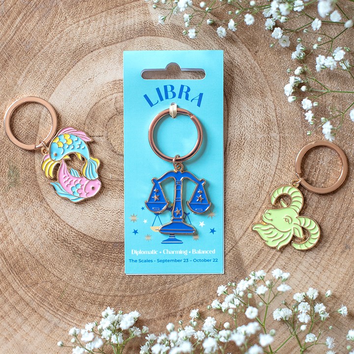Zodiac Zest Libra Keyring