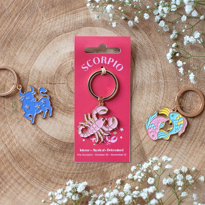 Zodiac Zest Scorpio Keyring
