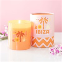 Vela perfumada Ibiza Sunrise con aroma a albaricoque y neroli