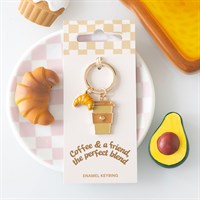 Portachiavi "Caffè e un amico"