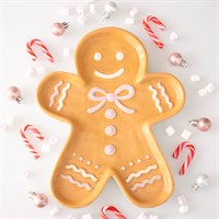 Sugarplum Bakery -piparkakku-ukko-tarjoilulautanen