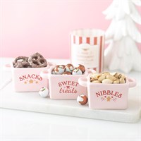 3 kpl:n Sugarplum Bakery -välipalakulhosarja