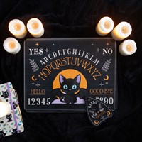 Cute and Creepy Bat Cat Talking Board with Planchette