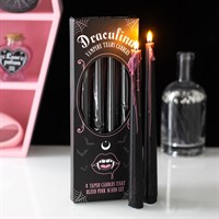 Set of 4 Pink Vampire Tears Taper Candles