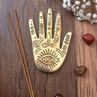 Uchwyt na kadzidełka „Mystic Hand” z metalu