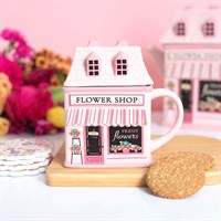 Flower Shop Shaped Mug