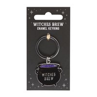 Witches Brew Cauldron Keyring
