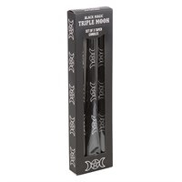 Set of 3 Black Magic Triple Moon Taper Candles 