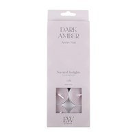 Pack of 10 Dark Amber Scented Tealights